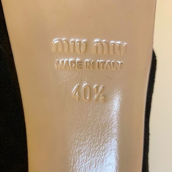 Miu Miu - Suede Platform Ankle Boots (Brand New) - Picture 7 of 8